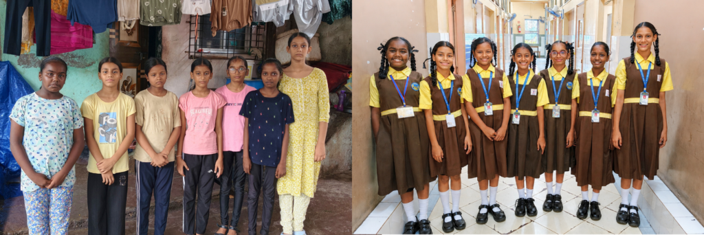 Before and after admission of Secondary students