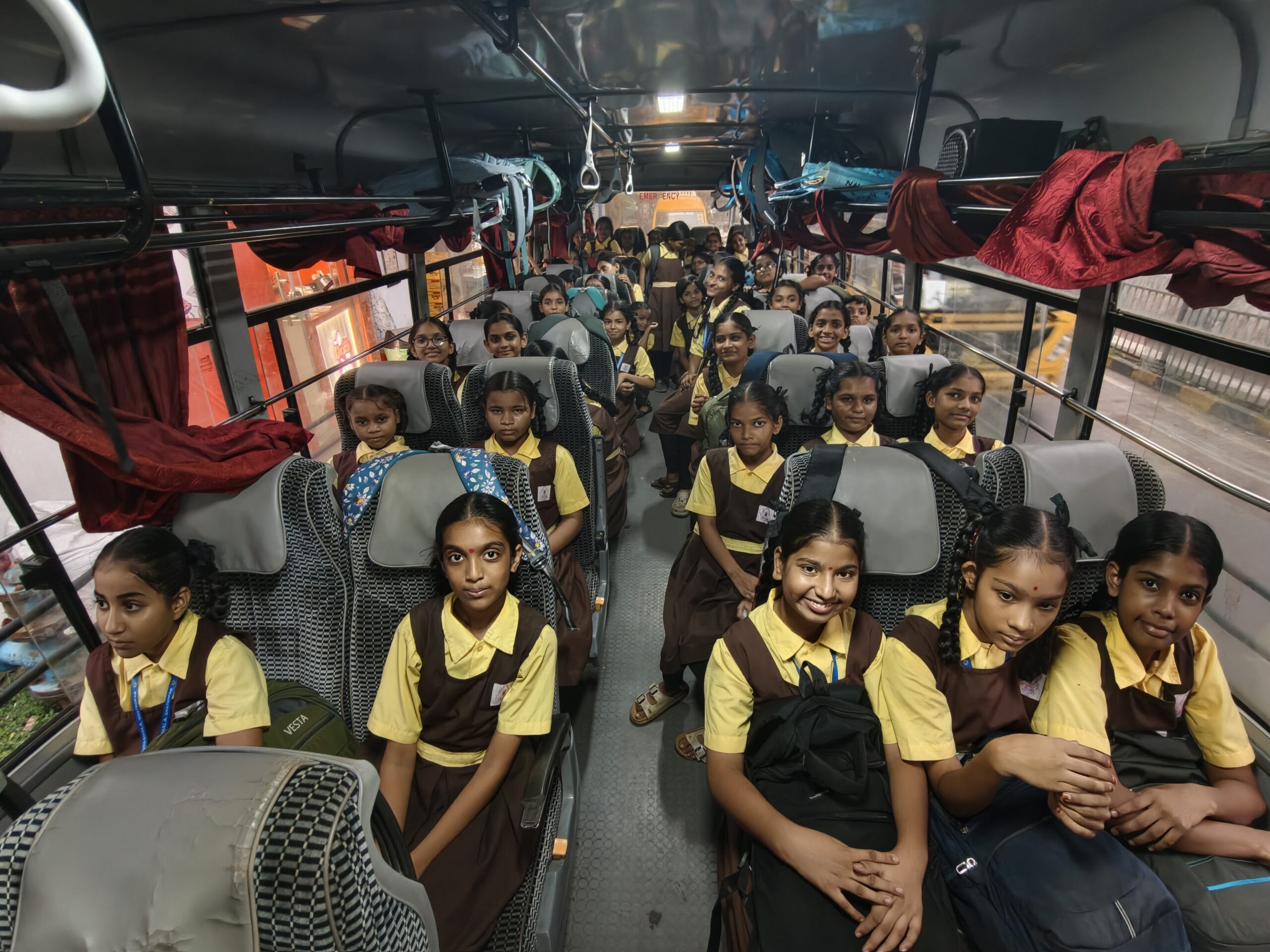 Safe and comfortable bus transportation for students
