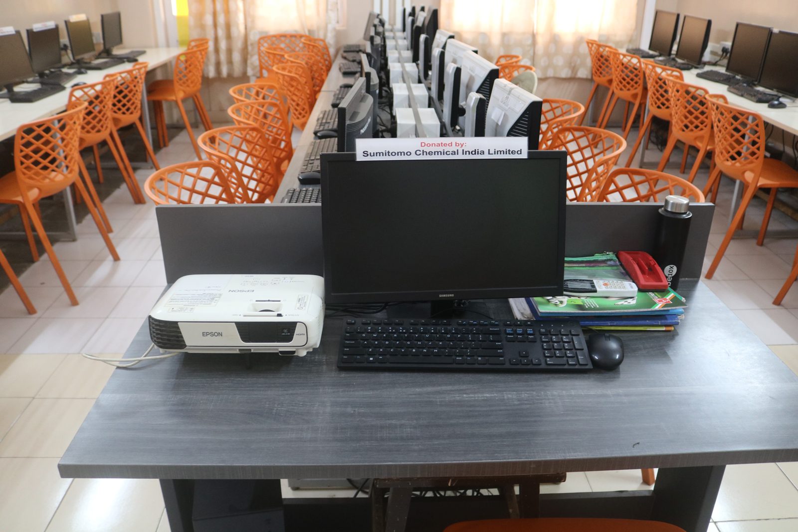 LCD projector and computers